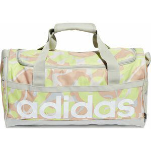 Taška adidas Linear Graphic Duffel Bag (Small) IJ5638 Multco/Wonsil/White