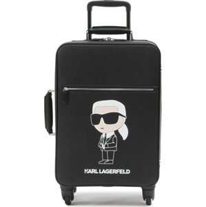 Malý tvrdý kufr KARL LAGERFELD 230W3198 Black A999