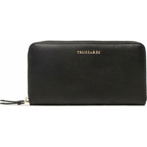 Velká dámská peněženka Trussardi Metal Plate Zip 75W00350 K299