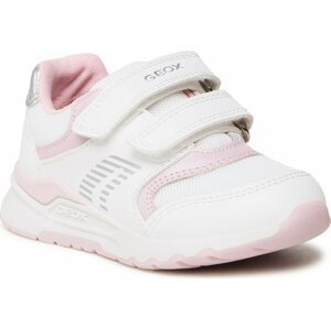 Sneakersy Geox B Pyrip Girl B264XA0BC14C0406 M White/Pink