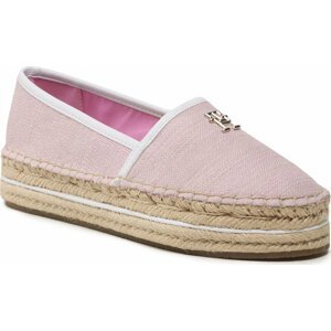 Espadrilky Tommy Hilfiger Th Woven Espadrille FW0FW07343 Pink Daisy TOU