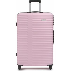 Velký tvrdý kufr Semi Line T5573-6 Růžová
