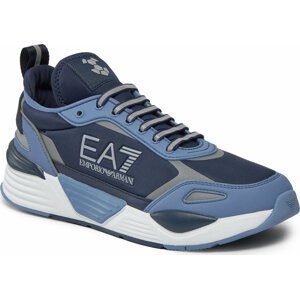 Sneakersy EA7 Emporio Armani X8X159 XK364 S988 Blkiris+C.Blue+Silve