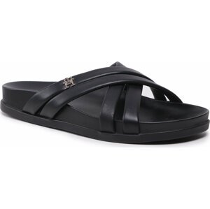 Nazouváky Tommy Hilfiger Strap Feminine Sandal FW0FW07081 Black BDS