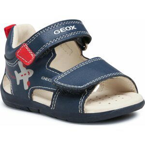 Sandály Geox B Sandal Tapuz Boy B150XB000BCC4245 Lt Navy/Red