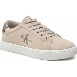 Sneakersy Calvin Klein Jeans Classic Cupsole Laceup Low Su YM0YM00548 Eggshell ACF