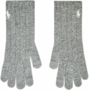 Dámské rukavice Polo Ralph Lauren 455907236002 Grey Hthr