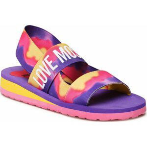 Sandály LOVE MOSCHINO JA16033G0GJN560A Tie/Dye Vi/R.Sh/Gi