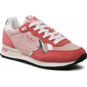 Sneakersy Pepe Jeans Brit Heritage W PLS31474 Pink 325