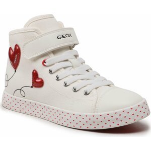 Sneakersy Geox Jr Ciak Girl J3504H01054C0050 D White/Red