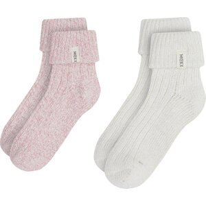 Sada 2 párů dámských vysokých ponožek MEXX AN2313999WM 319106 Barevná