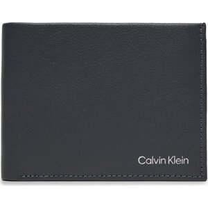 Velká pánská peněženka Calvin Klein Warmth Bifold 5Cc W/ Coin L K50K507896 Šedá