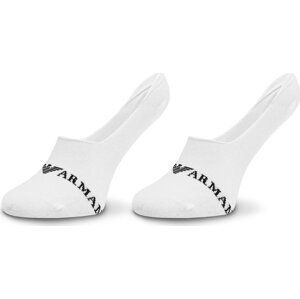 Sada 3 párů pánských ponožek Emporio Armani 306227 4R254 16510 Bílá