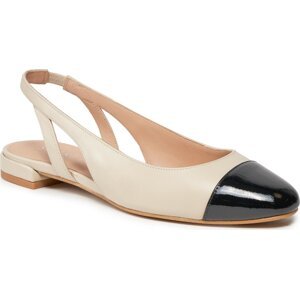 Sandály Stuart Weitzman Sleek Slingback SC667 Oat/Black