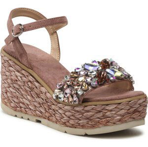 Espadrilky Alma Blue V23BL4030 Rose