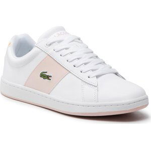 Sneakersy Lacoste Carnaby Evo 0722 4 Sfa 7-43SFA0046B53 Wht/Pnk