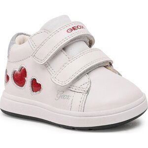 Polobotky Geox B Biglia Girl B354CA085KCC0050 White/Red