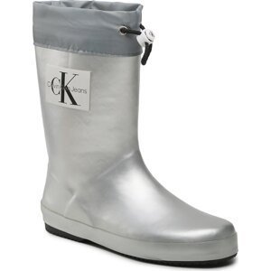 Holínky Calvin Klein Jeans Rain Boot V3X6-80425-0083 S Silver 904