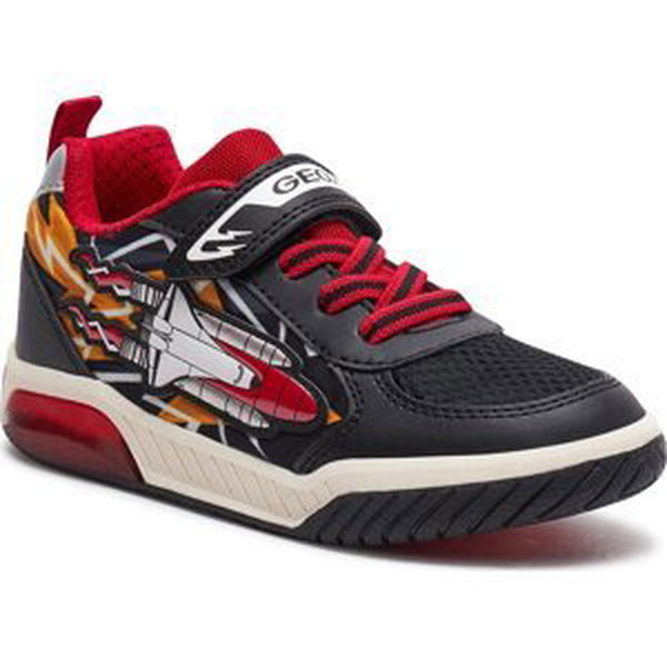 Sneakersy Geox J Inek Boy J459CB 011BC C0048 S Black/Red