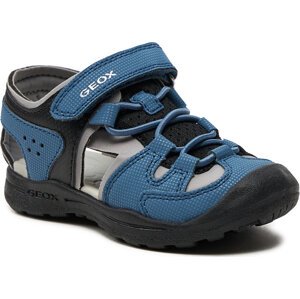 Sandály Geox J Vaniett Boy J455XA 015CE C0164 M Lt Blue/Black