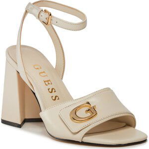 Sandály Guess Kernara FLJKRN LEA03 CREAM