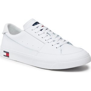 Sneakersy Tommy Jeans Th Central Cc And Coin EM0EM01398 White YBS