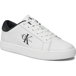 Sneakersy Calvin Klein Jeans Classic Cupsole Low Laceup Lth YM0YM00864 Bright White/Black 01W