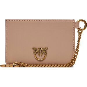 Pouzdro na kreditní karty Pinko Cardholder Chain PE 24 PCPL 102748 A0F1 Růžová