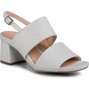 Sandály Clarks Sheer55 Sling 261488824 White Snake