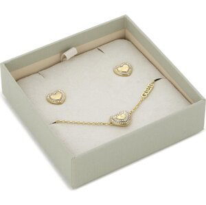 Set náušnice a náramek Guess JUBS04 086JW YELLOW GOLD