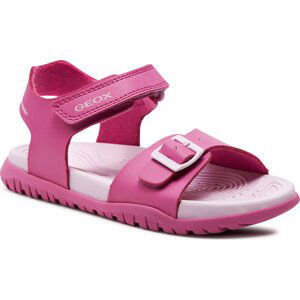 Sandály Geox J Sandal Fusbetto Gi J35HQA 000BC C8230 S Fuchsia/Pink