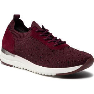 Sneakersy Caprice 9-23703-27 Bordeaux Knit 509