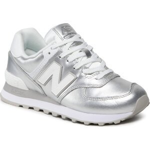 Sneakersy New Balance WL574LA2 Stříbrná