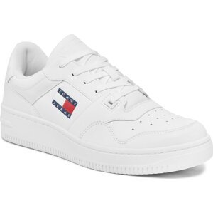 Sneakersy Tommy Jeans Tjm Retro Basket Ess EM0EM01395 White YBR