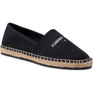 Espadrilky Tommy Jeans Espadrille EN0EN01815 Black BDS