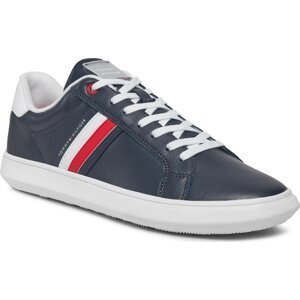 Sneakersy Tommy Hilfiger Essential Leather Cupsole FM0FM04921 Desert Sky DW5
