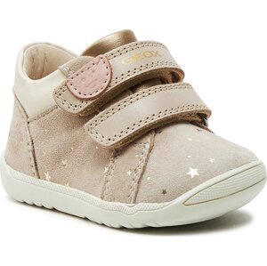 Sneakersy Geox B Macchia Girl B164PA 007BC C0871 Beige/Gold