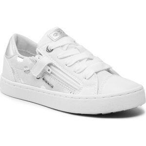 Sneakersy Geox J Kilwi G. B J02D5B 007BC C0626 S Off White/Silver