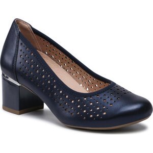 Polobotky Caprice 9-22511-28 Navy Perlato 807