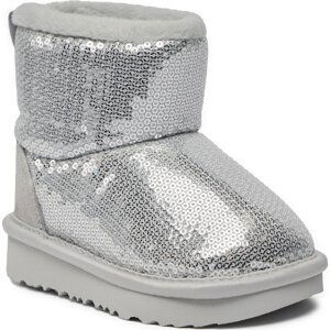 Sněhule Ugg T Classic Mini Mirror Ball 1143708T SLVR