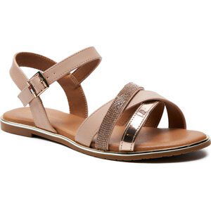 Sandály Tommy Hilfiger Flat Sandal T3A2-33252-0326 S Pink 302