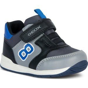 Sneakersy Geox B Rishon Boy B360RA 054FU C0043 Grey/Black