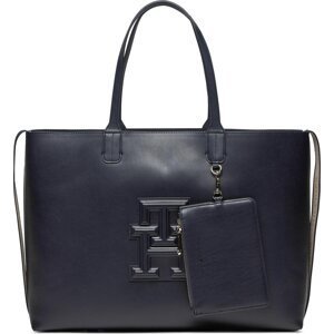 Kabelka Tommy Hilfiger Iconic Tommy Tote AW0AW15687 Space Blue DW6