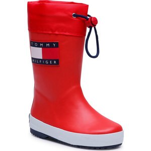 Holínky Tommy Hilfiger Rain Boot T3X6-30766-0047 M Red 300