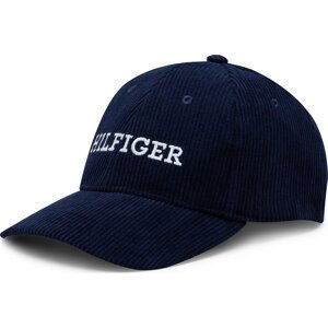 Kšiltovka Tommy Hilfiger Monotype Cordoroy Cap AM0AM11990 Space Blue DW6