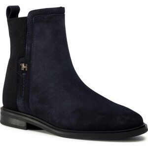 Polokozačky Tommy Hilfiger Essential Flat Boot FW0FW05193 Desert Sky DW5