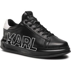 Sneakersy KARL LAGERFELD KL52523 Black Lthr/Mono
