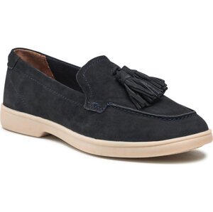 Polobotky Tamaris 1-24602-28 Navy Nubuc 827