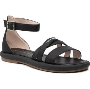 Sandály Tommy Hilfiger Sandal T3A2-32173-0371 S Black 999