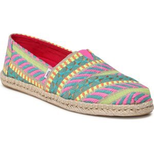 Espadrilky Toms Alpargata Rope 10019671 Neon Pink Global